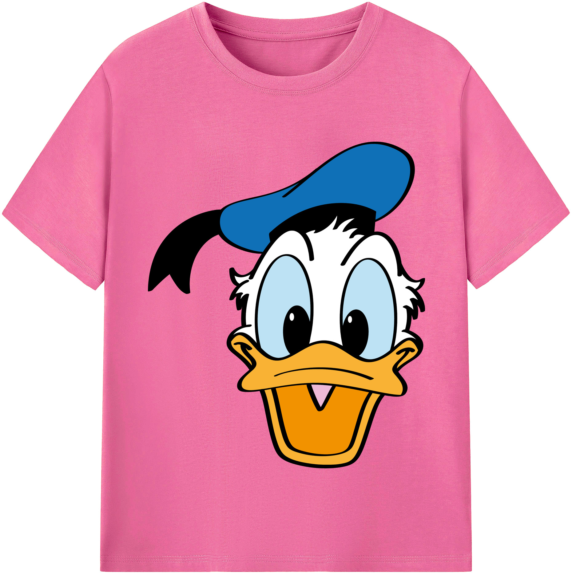 （画像用） ミッキーマウス Mickey Mouse レディースカジュアルプリントTシャツ（綿100％）